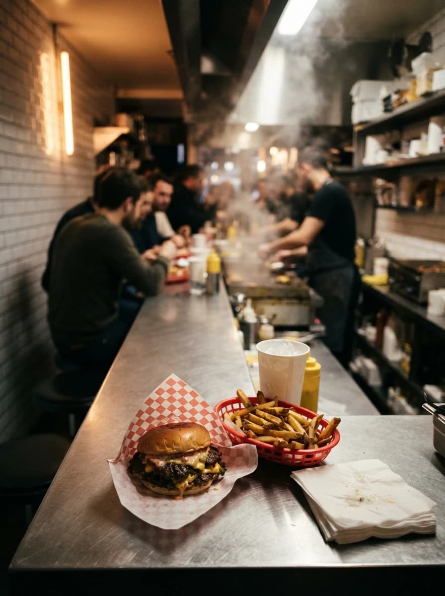 Counter — Counter service, burgers and street food.